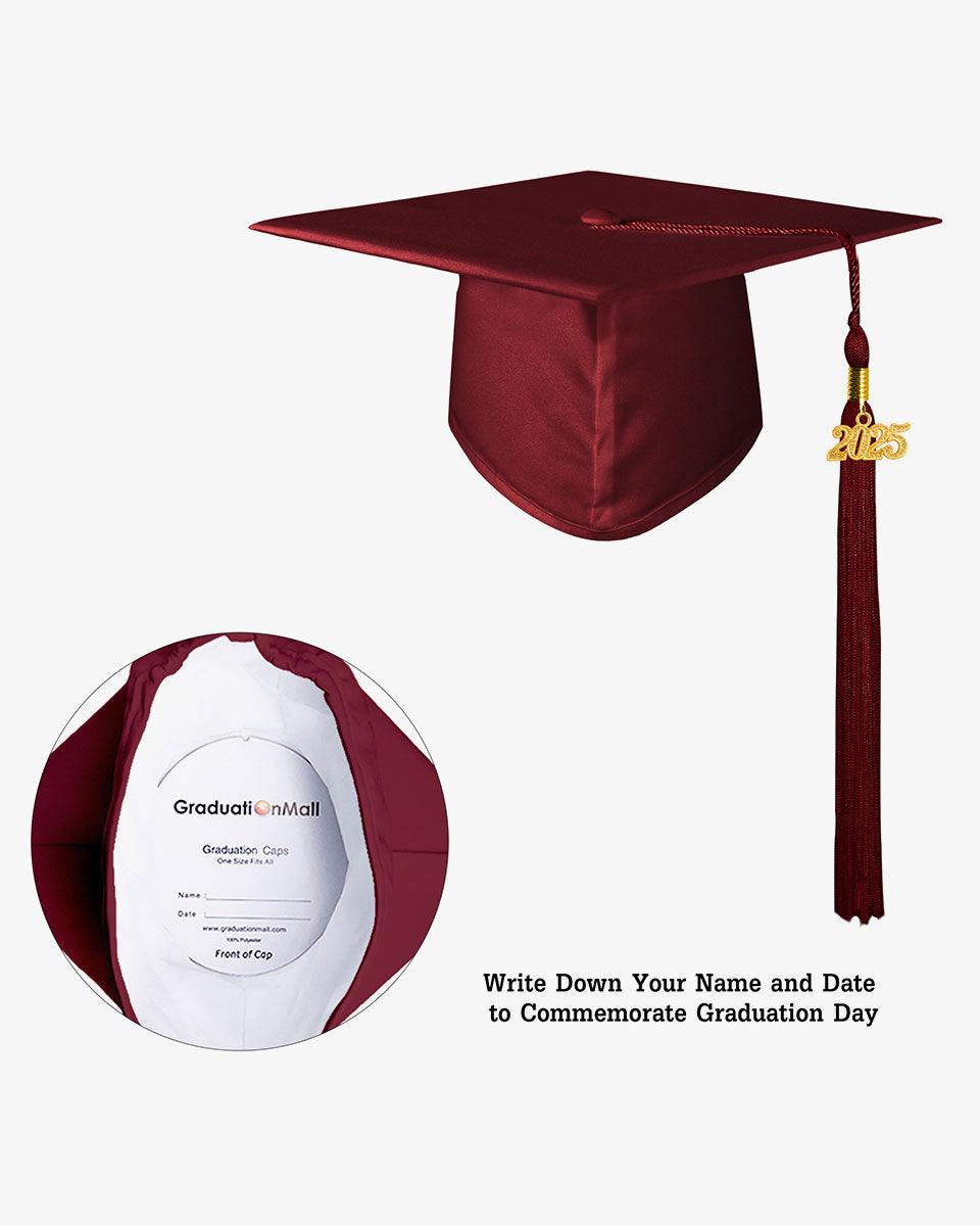 Matte Kindergarten Graduation Cap with Tassel-12 Colors Available - Graduation Cap&Gown