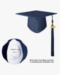 Matte Kindergarten Graduation Cap with Tassel-12 Colors Available - Graduation Cap&Gown