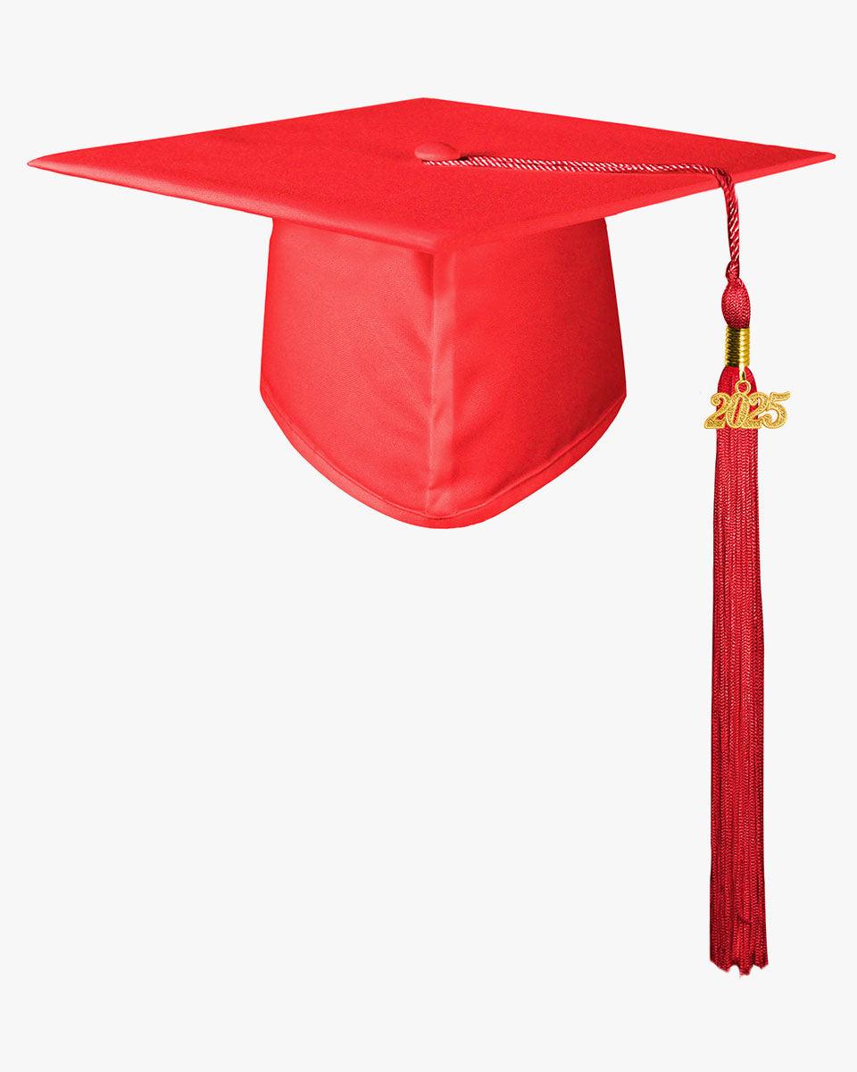 Matte Kindergarten Graduation Cap with Tassel-12 Colors Available - Graduation Cap&Gown