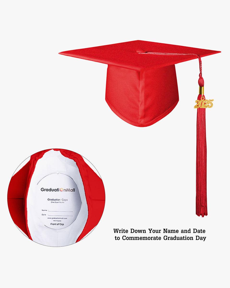 Matte Kindergarten Graduation Cap with Tassel-12 Colors Available - Graduation Cap&Gown