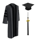 Classic Doctoral Cap & Gown - Academic Regalia - Graduation Cap&Gown