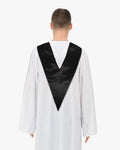 Traditional One Color V Stoles - 10 Colors Available - Graduation Cap&Gown
