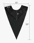 Traditional One Color V Stoles - 10 Colors Available - Graduation Cap&Gown