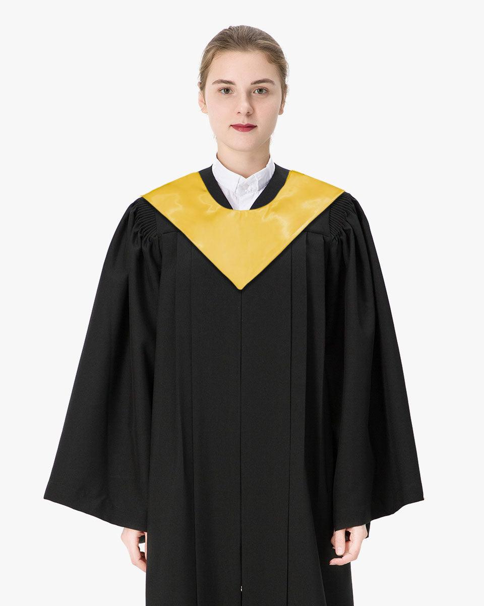 Traditional One Color V Stoles - 10 Colors Available - Graduation Cap&Gown