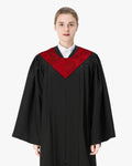 Traditional One Color V Stoles - 10 Colors Available - Graduation Cap&Gown