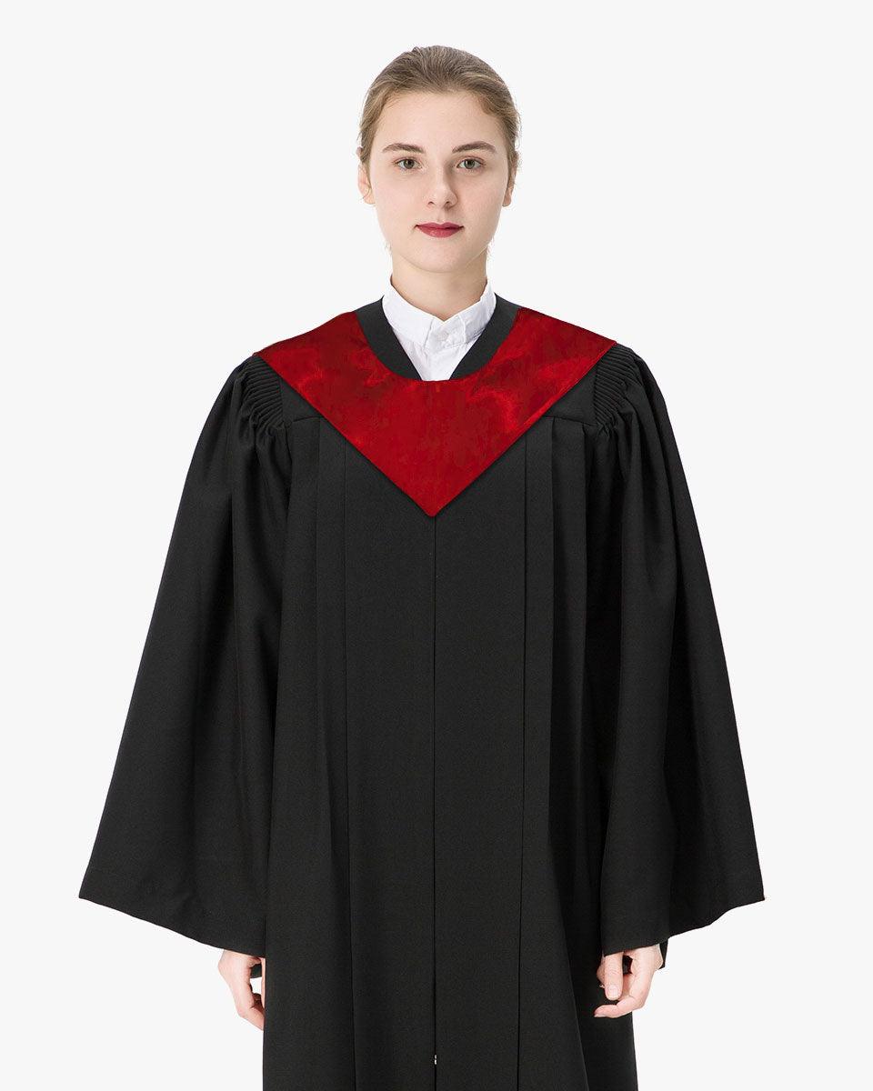 Traditional One Color V Stoles - 10 Colors Available - Graduation Cap&Gown