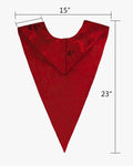 Traditional One Color V Stoles - 10 Colors Available - Graduation Cap&Gown