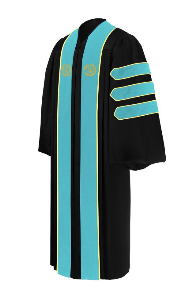 Deluxe Doctoral Academic Gown, Hood and Tam Package - CSULB - Graduation Cap&Gown