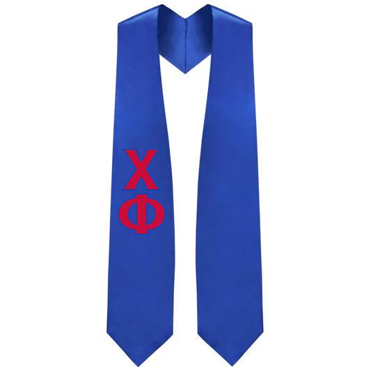 Chi Phi Greek Lettered Stole - Graduation Cap&Gown
