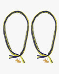 Graduation Braided Ribbon Lei with 2024 Year Charm - Graduation Cap&Gown