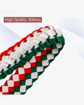 Graduation Leis with National Flag Color Ribbon Lei Braided Necklace - Graduation Cap&Gown
