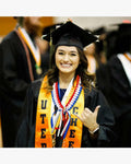 Graduation Leis with National Flag Color Ribbon Lei Braided Necklace - Graduation Cap&Gown