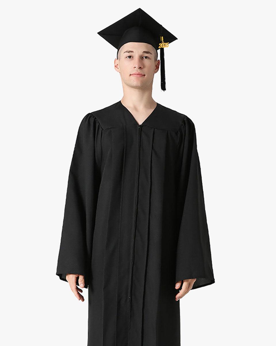 High School Premium Matte Graduation Cap, Gown & Tassel Package - 15 Colors Available - Graduation Cap&Gown