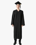 High School Premium Matte Graduation Cap, Gown, Tassel & Imprinted Diploma Cover Package - Graduation Cap&Gown