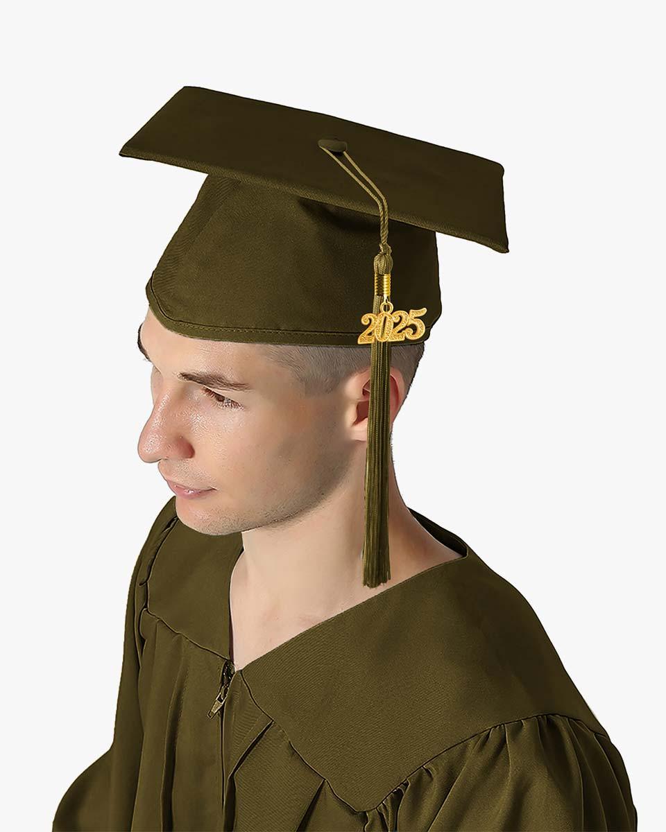 High School Premium Matte Graduation Cap, Gown & Tassel Package - 15 Colors Available - Graduation Cap&Gown
