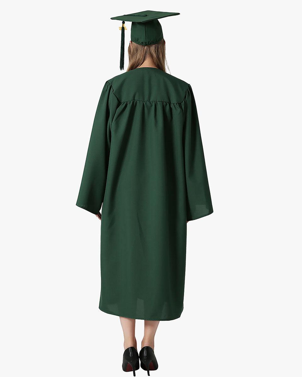 High School Premium Matte Graduation Cap, Gown & Tassel Package - 15 Colors Available - Graduation Cap&Gown