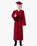 High School Premium Matte Graduation Cap, Gown, Tassel & Imprinted Diploma Cover Package - Graduation Cap&Gown