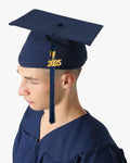 High School Premium Matte Graduation Cap, Gown, Tassel & Imprinted Diploma Cover Package - Graduation Cap&Gown