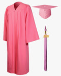 High School Premium Matte Graduation Cap, Gown, Tassel & Imprinted Diploma Cover Package - Graduation Cap&Gown