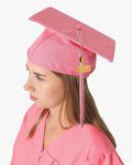High School Premium Matte Graduation Cap, Gown, Tassel & Imprinted Diploma Cover Package - Graduation Cap&Gown