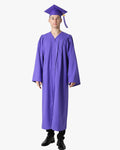 High School Premium Matte Graduation Cap, Gown, Tassel & Imprinted Diploma Cover Package - Graduation Cap&Gown