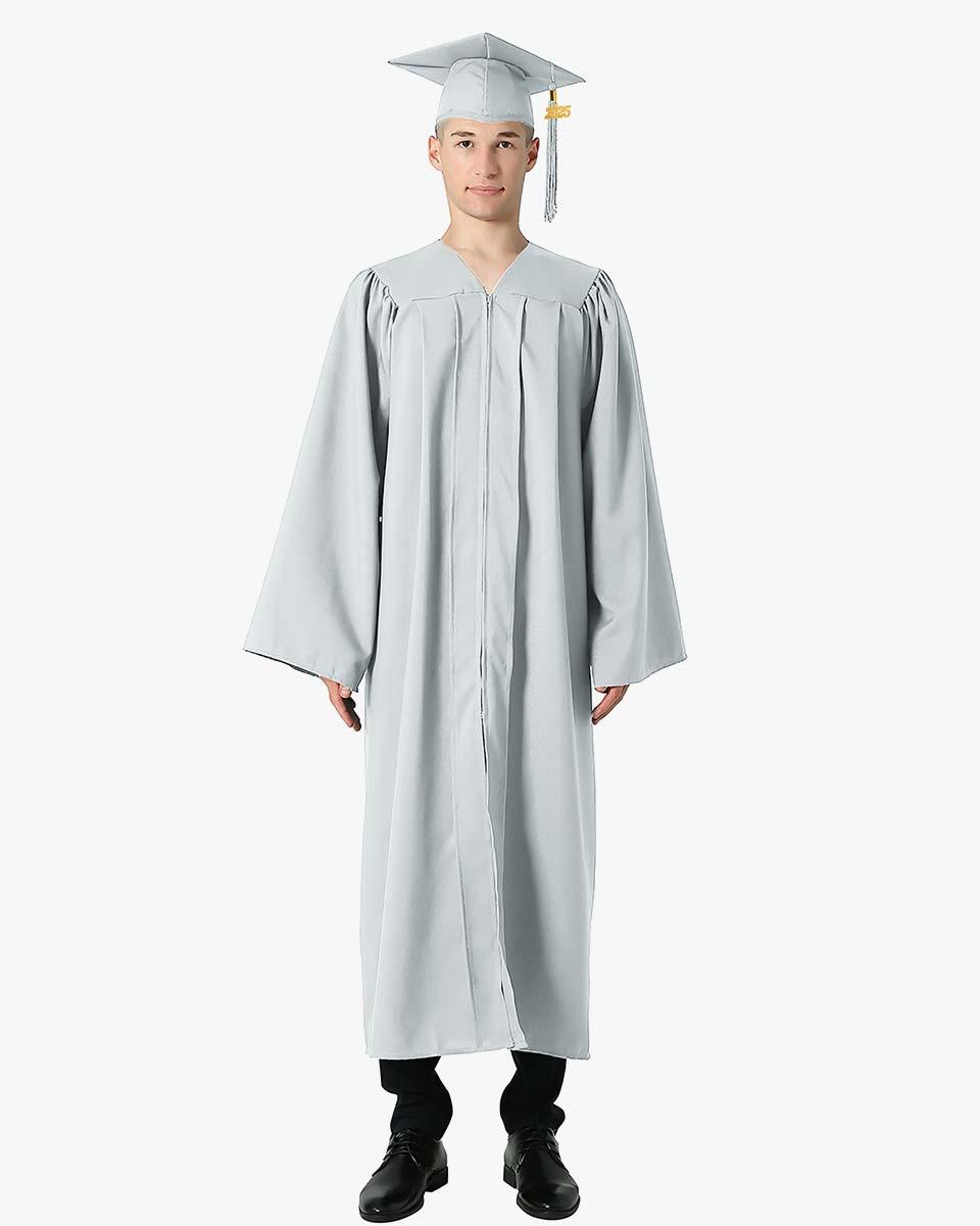 High School Premium Matte Graduation Cap, Gown & Tassel Package - 15 Colors Available - Graduation Cap&Gown