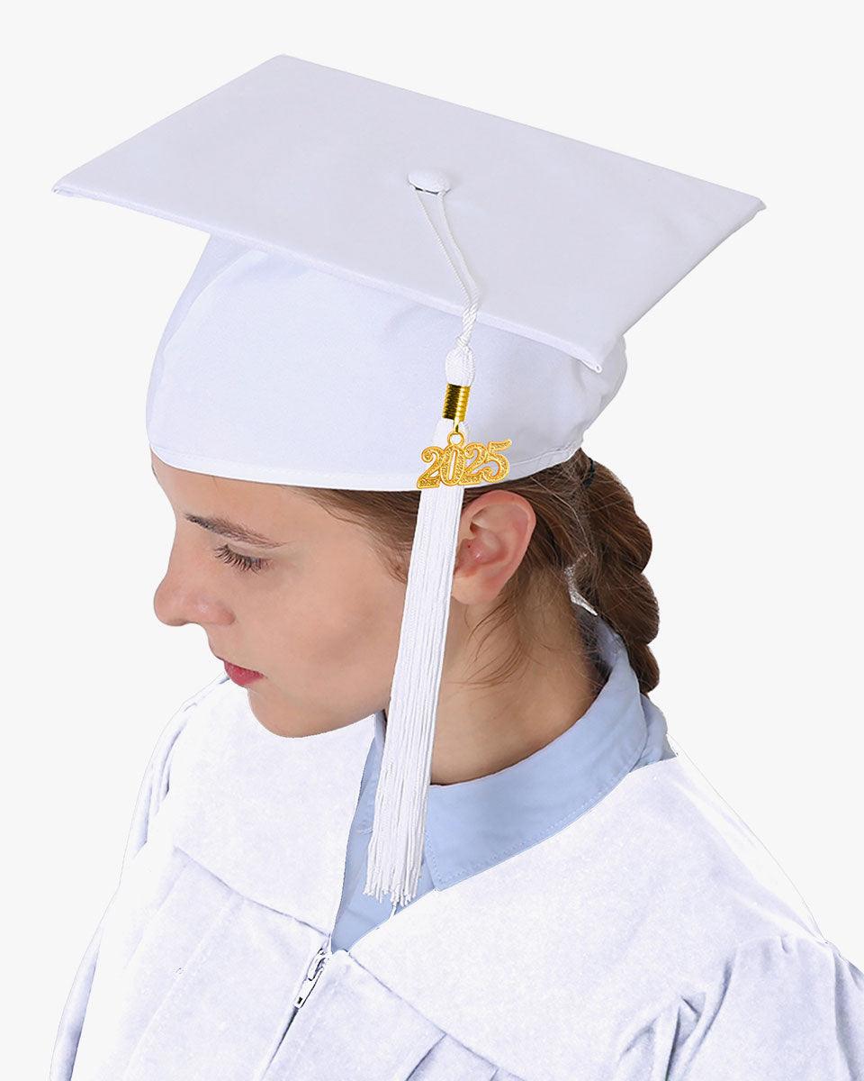 High School Premium Matte Graduation Cap, Gown, Tassel & Imprinted Diploma Cover Package - Graduation Cap&Gown