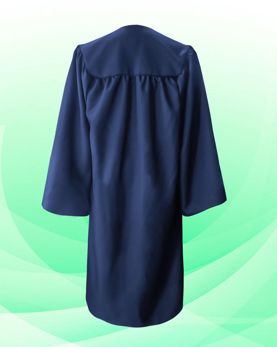 100% Recycled Material High School Graduation Cap and Gown with Pockets - 3 Colors Available - Graduation Cap&Gown