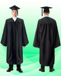 100% Recycled Material High School Graduation Cap and Gown with Pockets - 3 Colors Available - Graduation Cap&Gown
