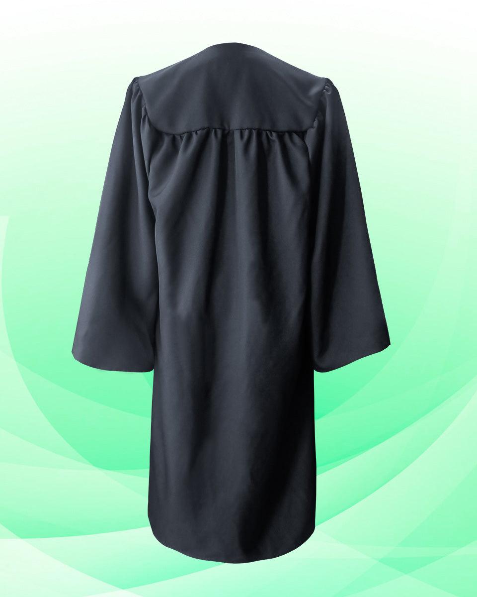 100% Recycled Material High School Graduation Cap and Gown with Pockets - 3 Colors Available - Graduation Cap&Gown