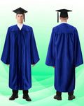 100% Recycled Material High School Graduation Cap and Gown with Pockets - 3 Colors Available - Graduation Cap&Gown