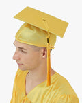 High School Economy Shiny Graduation Cap,Gown & Tassel Package - 13 Colors Available - Graduation Cap&Gown