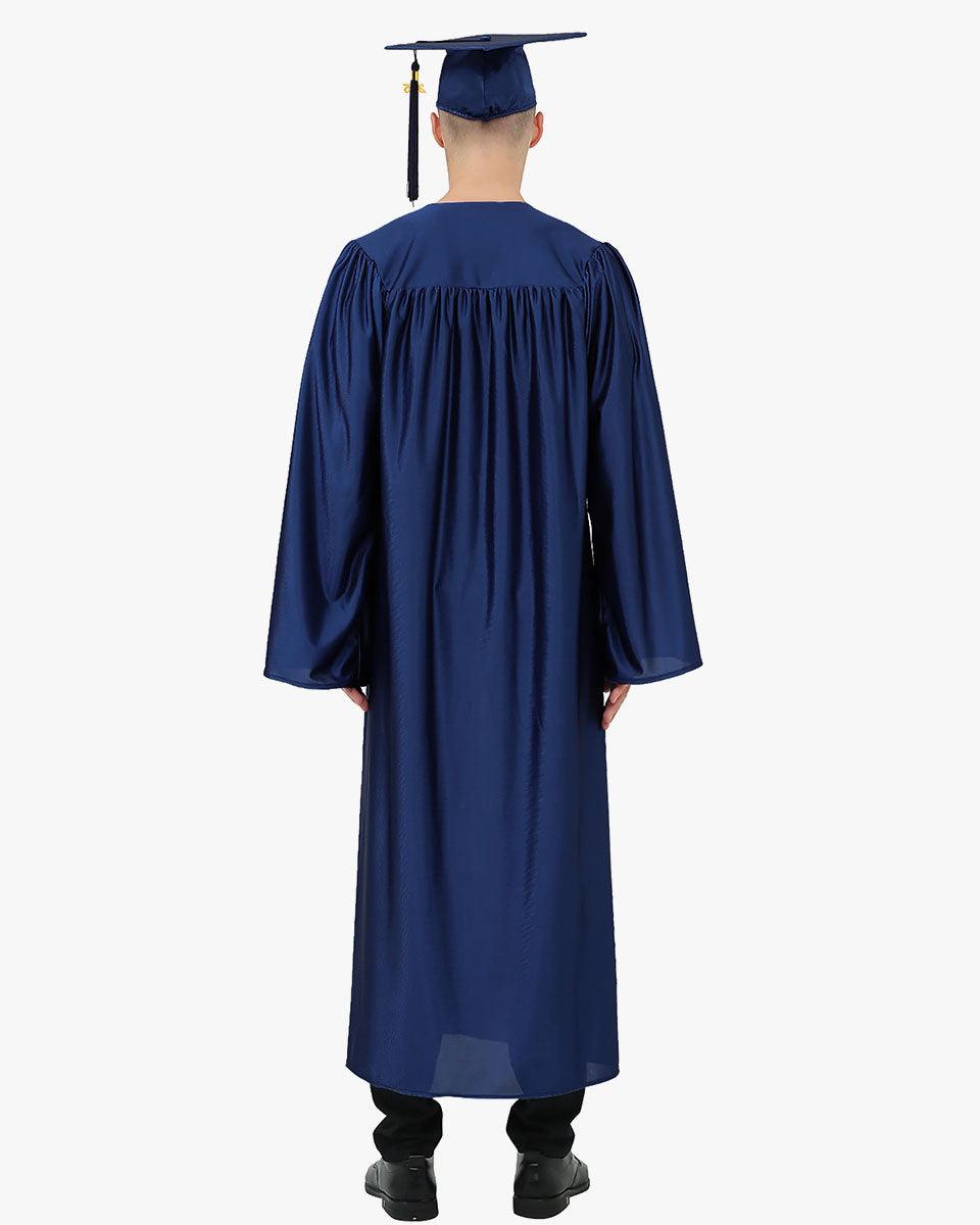 High School Economy Shiny Graduation Cap,Gown & Tassel Package - 13 Colors Available - Graduation Cap&Gown