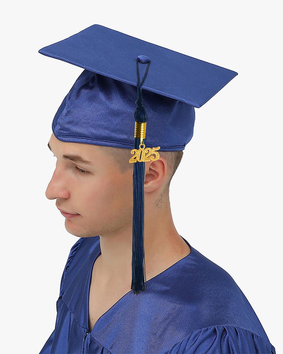 High School Economy Shiny Graduation Cap,Gown & Tassel Package - 13 Colors Available - Graduation Cap&Gown