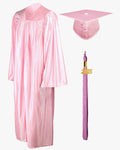 High School Economy Shiny Graduation Cap,Gown & Tassel Package - 13 Colors Available - Graduation Cap&Gown