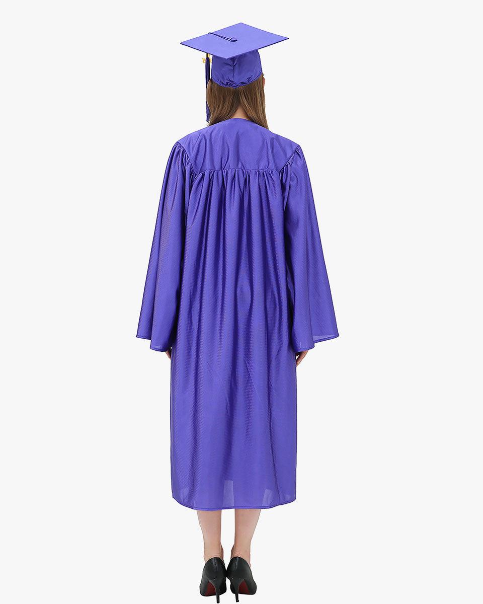 High School Economy Shiny Graduation Cap,Gown & Tassel Package - 13 Colors Available - Graduation Cap&Gown