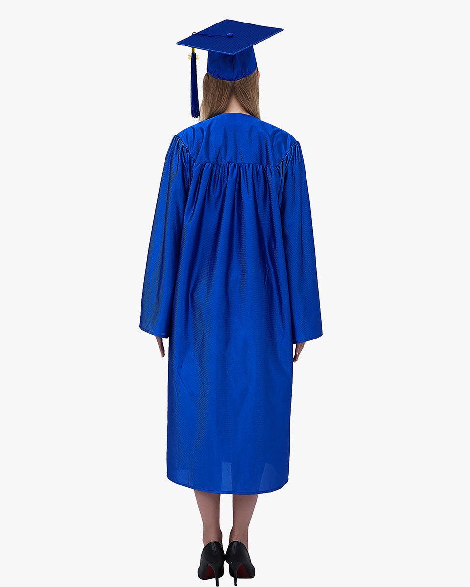 High School Economy Shiny Graduation Cap,Gown & Tassel Package - 13 Colors Available - Graduation Cap&Gown