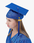 High School Economy Shiny Graduation Cap,Gown & Tassel Package - 13 Colors Available - Graduation Cap&Gown