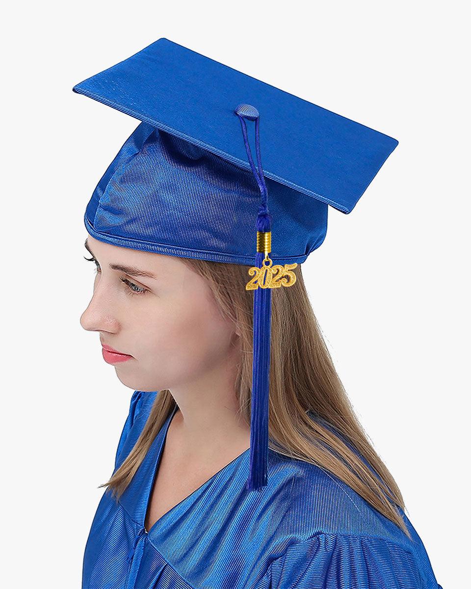 High School Economy Shiny Graduation Cap,Gown & Tassel Package - 13 Colors Available - Graduation Cap&Gown