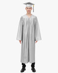 High School Economy Shiny Graduation Cap,Gown & Tassel Package - 13 Colors Available - Graduation Cap&Gown