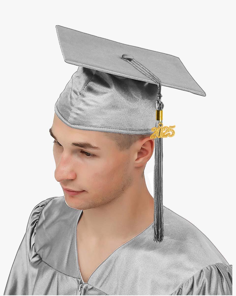 High School Economy Shiny Graduation Cap,Gown & Tassel Package - 13 Colors Available - Graduation Cap&Gown