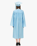 High School Economy Shiny Graduation Cap,Gown & Tassel Package - 13 Colors Available - Graduation Cap&Gown