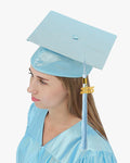 High School Economy Shiny Graduation Cap,Gown & Tassel Package - 13 Colors Available - Graduation Cap&Gown