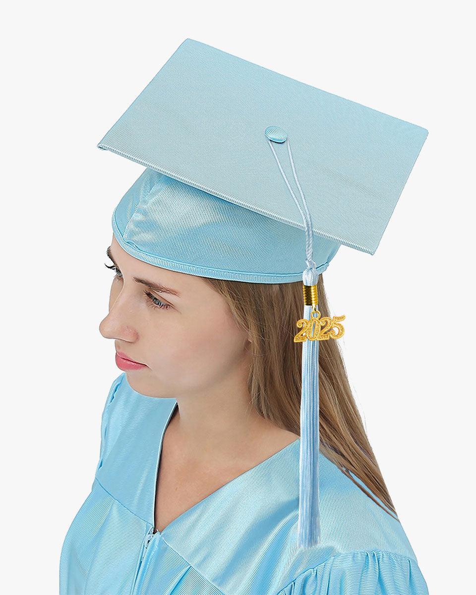 High School Economy Shiny Graduation Cap,Gown & Tassel Package - 13 Colors Available - Graduation Cap&Gown