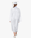 High School Economy Shiny Graduation Cap,Gown & Tassel Package - 13 Colors Available - Graduation Cap&Gown
