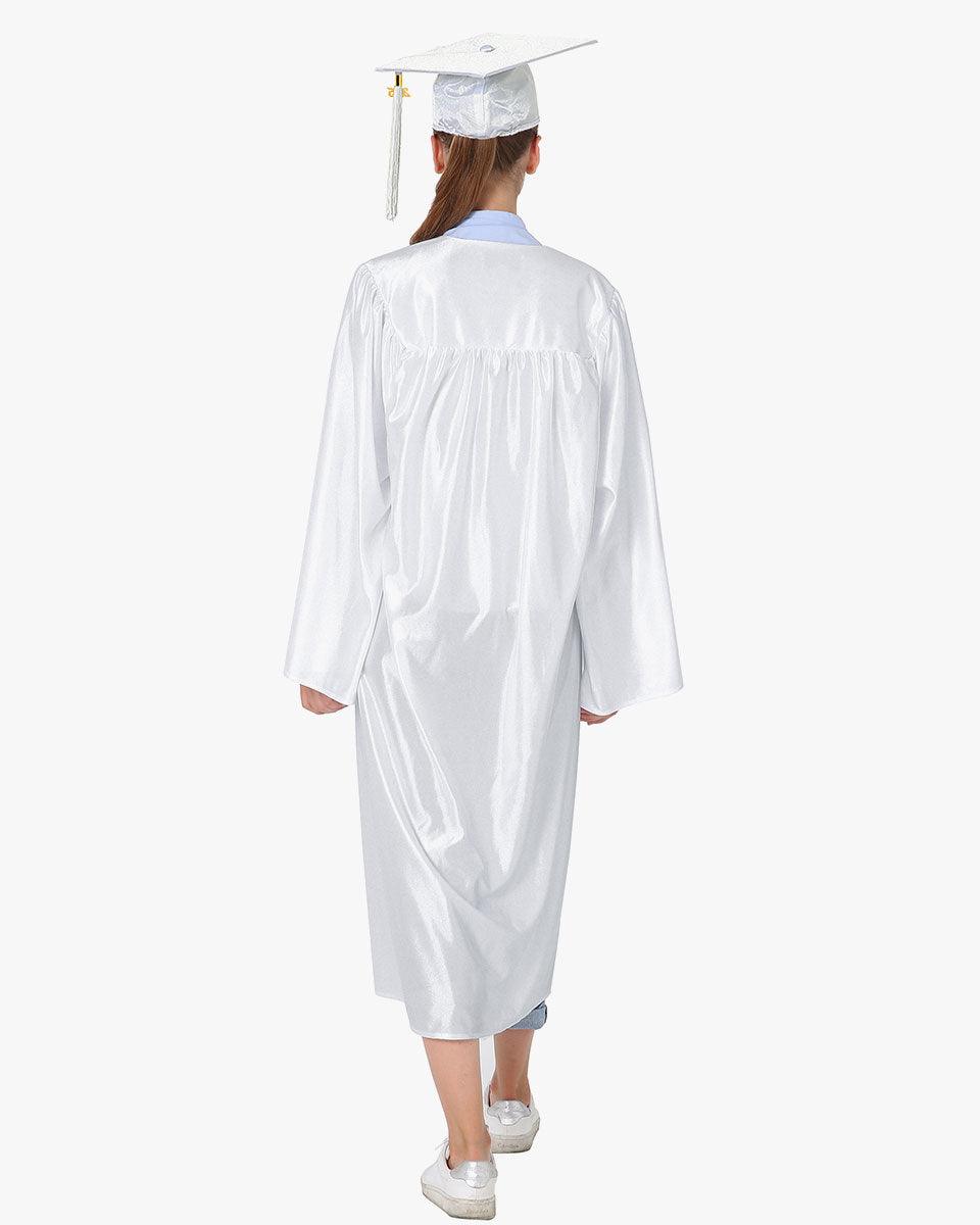 High School Economy Shiny Graduation Cap,Gown & Tassel Package - 13 Colors Available - Graduation Cap&Gown