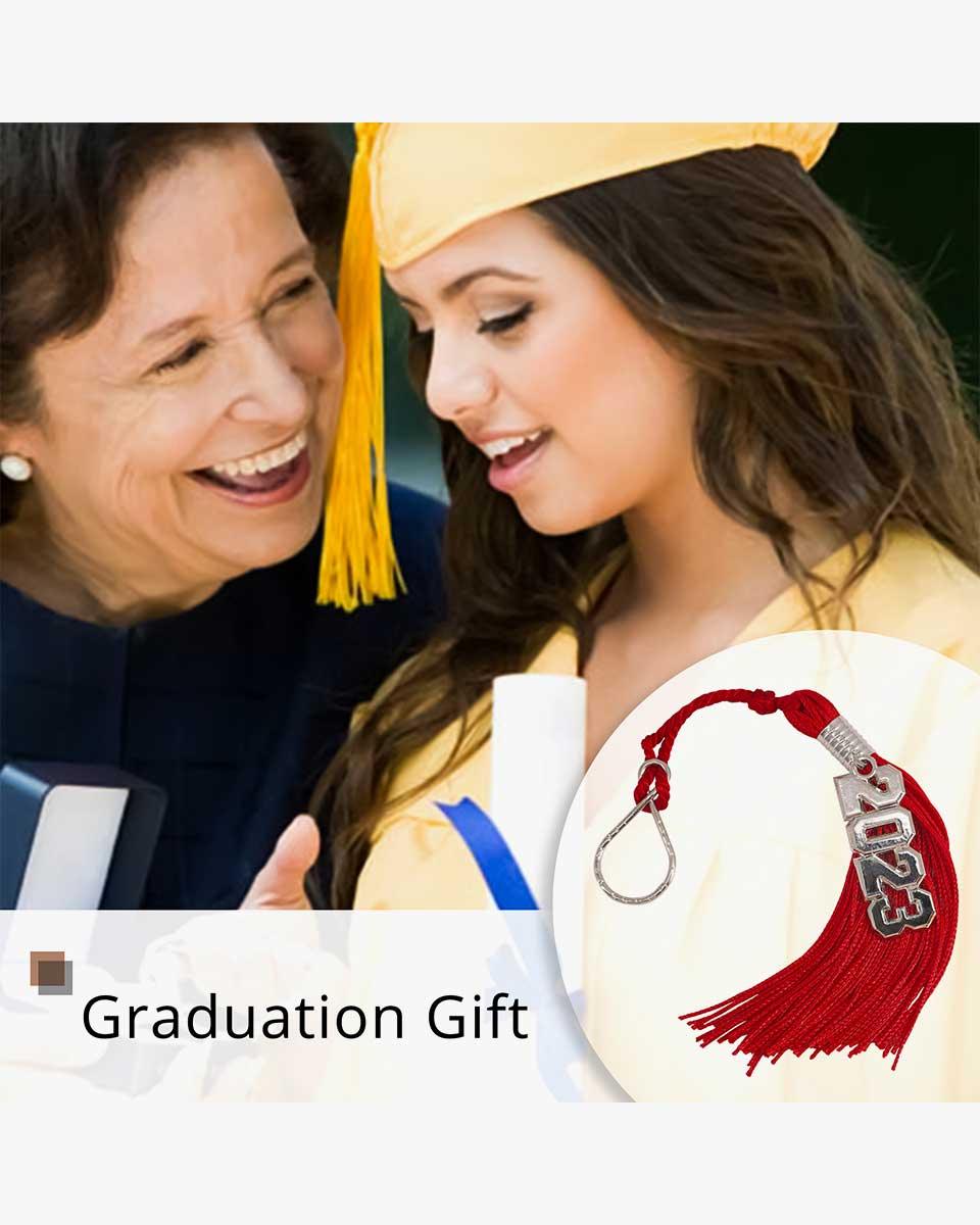 Tassel Keychain with Year Charm - Graduation Cap&Gown