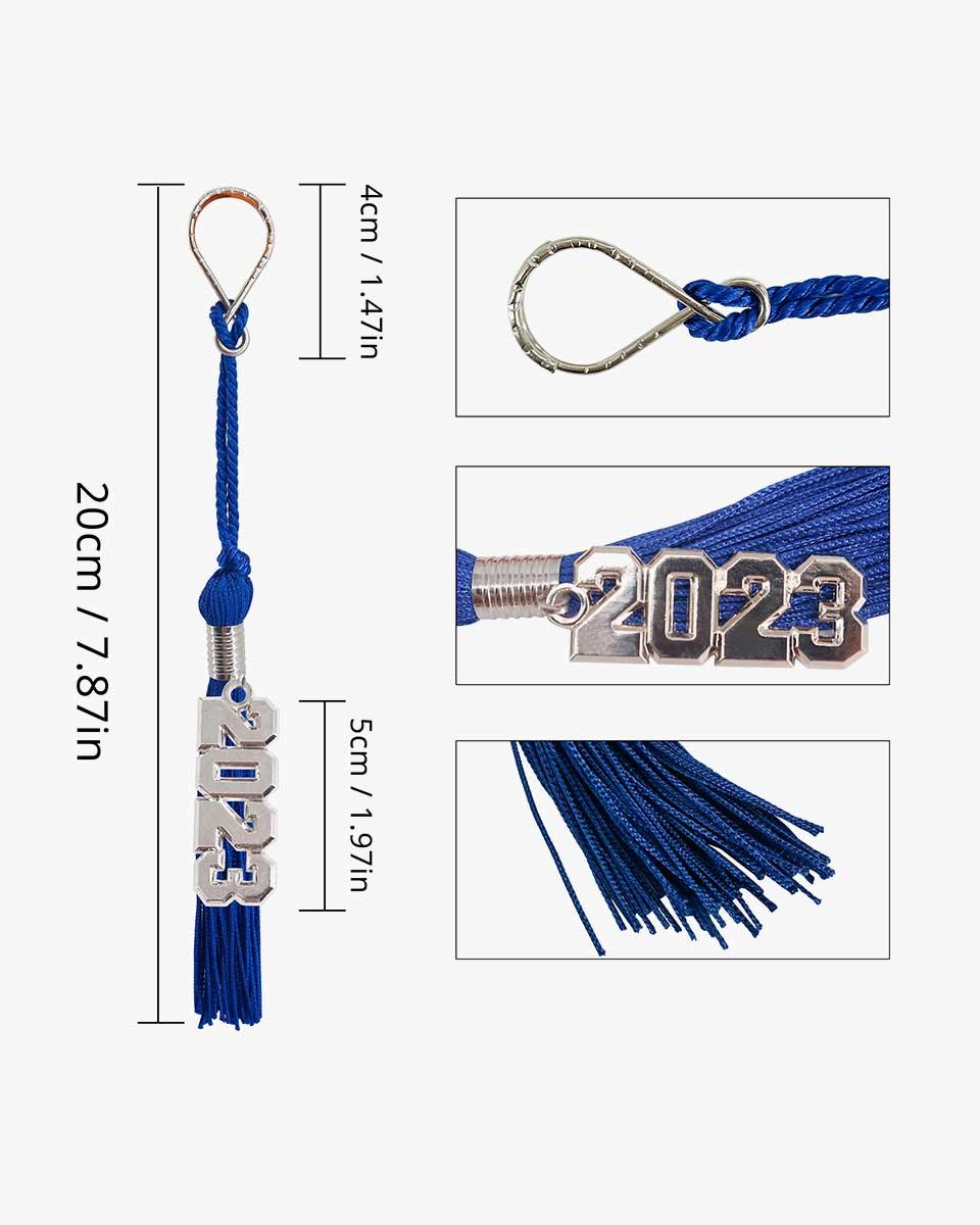 Tassel Keychain with Year Charm - Graduation Cap&Gown