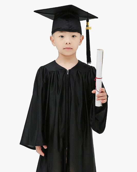 Shiny Kindergarten Cap, Gown & Tassel Package - 13 Colors Available - Graduation Cap&Gown