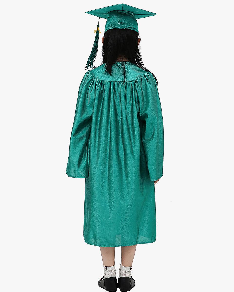 Shiny Kindergarten Cap, Gown & Tassel Package - 13 Colors Available - Graduation Cap&Gown